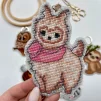 Брелок для вишивки хрестиком на пластиковій канві &quot;Альпака&quot;, VPC_001 - 2