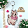 Брелок для вишивки хрестиком на пластиковій канві &quot;Альпака&quot;, VPC_001 - 1