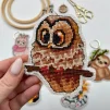 Брелок для вишивки хрестиком на пластиковій канві &quot;Сова&quot;, VPC_003 - 2