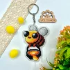 Брелок для вишивки хрестиком на пластиковій канві &quot;Бджола&quot;, VPC_008 - 1