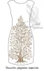 Сукня без рукавів "Золоте дерево щастя" - 1