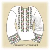 Сорочка "Орнамент з троянд-2"  - 1