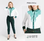 Рубашка жіноча комбінована РЖК-010В