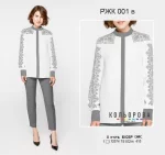 Рубашка жіноча комбінована РЖК-001В