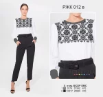 Рубашка жіноча комбінована РЖК-012В