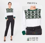 Рубашка жіноча комбінована РЖК-012А