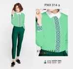 Рубашка жіноча комбінована РЖК-014А