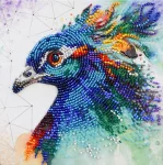 Набір для вишивки бісером "Поважний павич" 