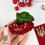 Набір брошка на фетрі "Калина" №210