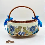 Стрічка навколо кошика мала СКМ-002 (з намистинами в комплекті)