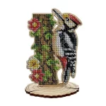 Фігурка інтер'єрна з серії "Птахи України - дятел" ФІН-111