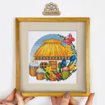 Набір для вишивки хрестиком "Українська хатинка. Квітень", VC-004