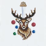 Набір для вишивки на пластиковій канві "Олень" VPC_017