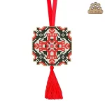 Брелок для вишивки хрестиком на пластиковій канві "Благополуччя", VPC_038