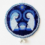 Фігурка на пластику "Різдвяна колиска" YuMI_037