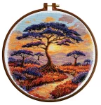 Набір для вишивки хрестиком "Просторами савани", АН-257