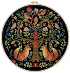 Набір для вишивки хрестиком "Дерево лісових історій", АН-298