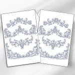 Рушник великий, РВВ-070 (з намистинами)