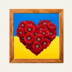 Набір для вишивки хрестиком "Квіткове серце" VD_SA_001