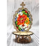 Писанка для вишивки бісером Жостківський розпис (51031)