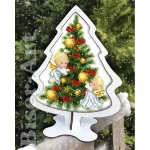 Ялинка на підставці і основі з ХДФ (2533004)