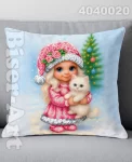 Пошита подушка з наволочкою для вишивання ВЕЛИКА (4040020)