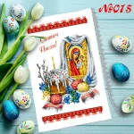 Рушник пасхальний для вишивки бісером (015)