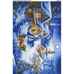 Схема для вишивки бісером  «Різдв"яний пейзаж» (3027)