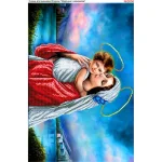 Схема для вишивки бісером  «Мадонна з немовлям» (3056)