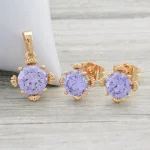 Набір сережки+кулон