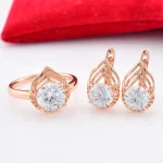 Комплект каблучка+сережки