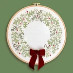 Набір для вишивання GL-5 «Святковий вінок»,  230 мм