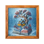 Набір для вишивки хрестиком "Зимова хатинка" VMC_1016