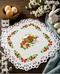 Серветка з перфорованим мереживом для вишивки (3535029)