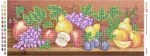Схема для вишивки бісером, Натюрморт фрукти-ягоди, ПС-4063, БСР Сяйво