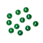Напівнамистини пришивні, зелені ( 8 мм)