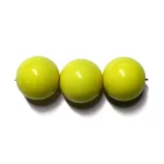 Намистина жовта, 15 мм