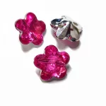 Каміння пришивне "Квітка", рожеве