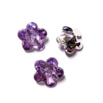 Каміння пришивне "Квітка",  фіолетове