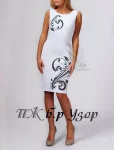 Сукня без рукавів "Узор" 