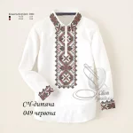 Дитяча сорочка для хлопчика №49 (червона)