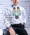 Дитяча сорочка для хлопчика "Петриківськи розпис" 