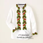 Дитяча сорочка для хлопчика "Калина та дубочки" 