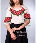 Сорочка "Рожеві троянди"