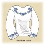 Сорочка "Ніжність синя" 