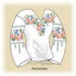 Сорочка "Анемони" 