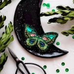 Набір для створення прикраси "Смарагдовий серпень" 