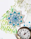 Набір для створення прикраси "Сніжинка маленька" 