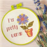 Набір для вишивки хрестиком "Прекрасній жінці" 