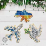 Комплект новорічних іграшок, КНІ-208